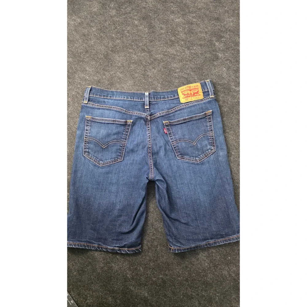 Levis 541 Athletic Fit Denim Shorts Mens 33 Medium Wash Blue Jeans Short